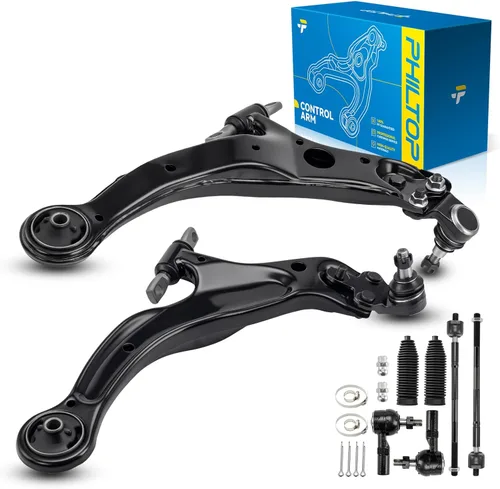 Miniatura 145 de PHILTOP Kit de suspensión delantera de 10 piezas, brazos de control inferiores con juntas de bola, eslabones de extremo de barra estabilizadora