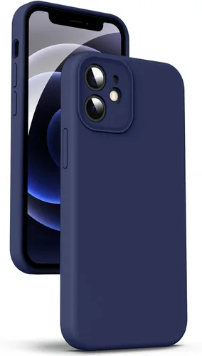 Miniatura 62 de Supdeal Funda de silicona líquida para iPhone 12 Pro Max, [protección de cámara] [antihuellas dactilares] [carga inalámbrica] Funda protectora de 4