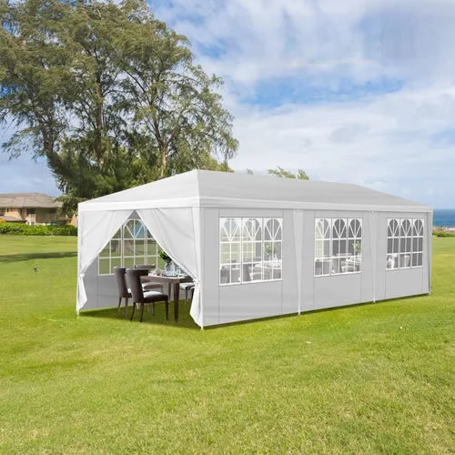 Miniatura 18 de Toldo de Gazebo para Exteriores, Carpa para Fiestas de Boda, Tienda de Refugio para Campamento, Refugio Instantáneo Comercial, Tienda Impermeable