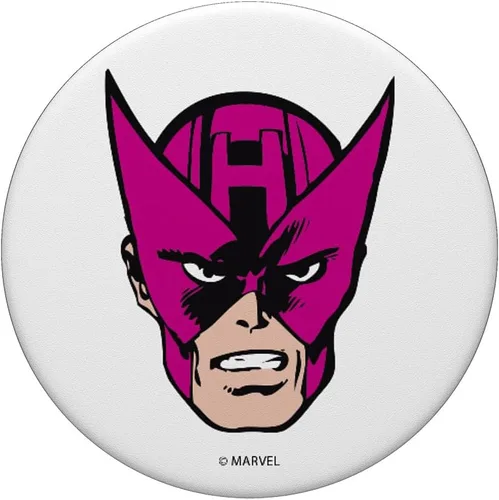 Miniatura 3 de Marvel Hawkeye Classic Big Face PopSockets Grip y soporte para teléfonos y tabletas, Negro