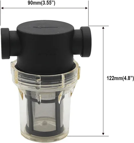 Miniatura 4 de Filtro en línea de 1.5 "TC (1.988 in) para cerveza casera 150 100 malla de agua y filtración de cerveza