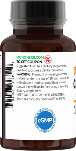 Miniatura 3 de MONOHERB Extracto de hoja de curry 1000 mg - 90 Cápsulas Vegetarianas