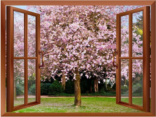 Miniatura 2 de Wall26 - Adhesivo de pared extraíble de 36 x 48 pulgadas Flor de cerezo - 02