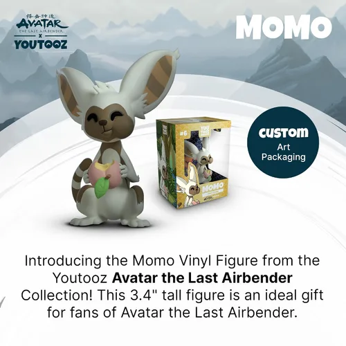 Miniatura 2 de You Tooz Momo - Figura de vinilo de 3.4 pulgadas, Momo de Avatar The Last Airbender, figura coleccionable de alto detalle de Avatar The Last