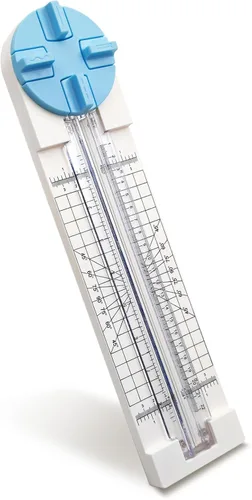 Cortador de papel, cortador de papel artesanal de 4 estilos, herramienta multifunción para cortar papel, fotos, álbumes de recortes, postales Azul