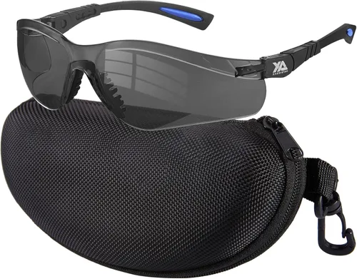 Miniatura 8 de xaegistac Gafas de tiro antivaho, protección ocular para el campo de tiro, lentes de seguridad ajustables con estuche rígido con cremallera