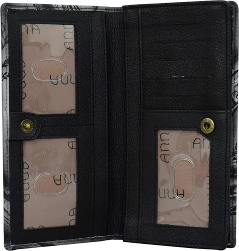 Miniatura 3 de Anna by Anuschka Cartera de mano de cuero genuino pintada a mano para mujer