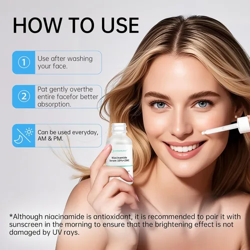 Miniatura 3 de Niacinamida 10%+Zinc 1% Suero Para La Cara, Suero De Niacinamida Para La Cara, Dermatólogo, Alivio De Enrojecimiento-1.0 fl oz 1floz