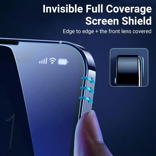 Miniatura 8 de UltraGlass TOP 9H+ - Protector de pantalla de vidrio para iPhone 16 Pro Max [grado militar, inastillable y antirreflejos], protector de pantalla