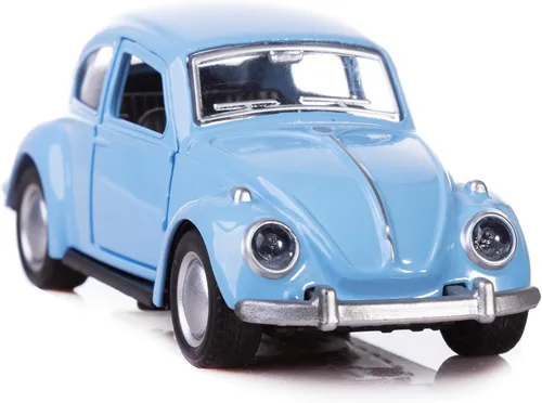 Miniatura 13 de Berry President 1967 Clásico Beetle Bug Vintage 1/32 Escala Diecast Metal Tire de Coche de Juguete Modelo para Regalo/Niños (ROJO)