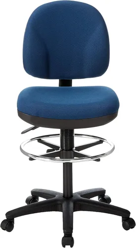 Miniatura 4 de Lorell 80010 Taburete ajustable para tareas múltiples, 24 pulgadas x 24 pulgadas x 40-1/2 pulgadas x 50-1/2 pulgadas, azul