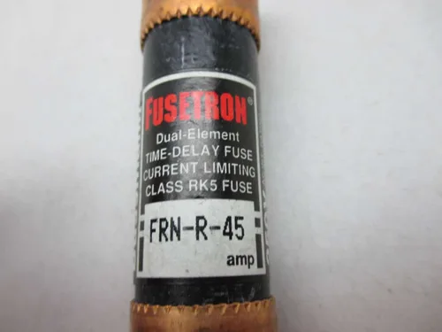 Miniatura 6 de LOTE 3 COOPER BUSSMANN FRN-R-45 FUSETRON 45A AMP 250V-AC FUSIBLE D463015