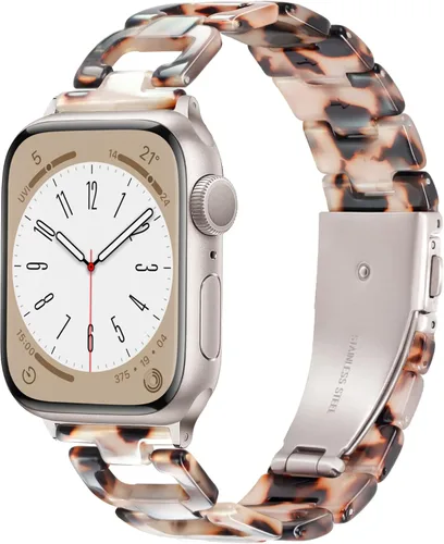 Miniatura 9 de Correa ligera de Apple Watch para Apple Watch, de resina en forma de D, compatible con hebilla de acero inoxidable para Apple Watch Ultra 2, 1