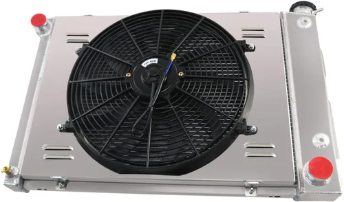 Miniatura 5 de Ventilador de 3 filas de radiador para Chevy Camaro 67 68 69 Big Block Pontiac Firebird 23 pulgadas Radiador de repuesto para Chevy Camaro Pontiac