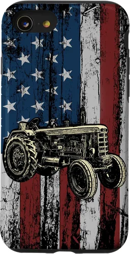 Miniatura 18 de Patriotic Tractor American Flag Tractor Farm Gift Farmer Case for iPhone 17