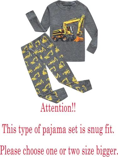 Miniatura 2 de Family Feeling Dinosaur Little Boys Kids Pajamas Sets 100% Cotton Long sleeve Pjs