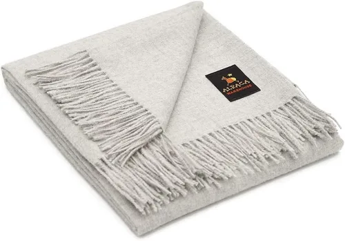 Miniatura 11 de Manta ligera 100% de lana de alpaca para bebé, diseño de color sólido, manta de lana de alpaca para bebé, cama, sofá, suave y cálido, Perú, 72 x 52