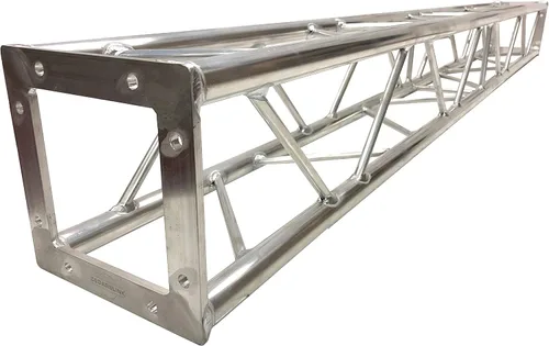 Miniatura 5 de 2 DJ Lighting 6.56 pies (6.6 ft) de aluminio atornillado 8"x8" braguero ligero sistema de tótem dual. 100% aluminio perno estilo trussing 25 libras.