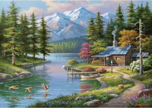 Miniatura 5 de Anatolian Puzzle - Lakeside, Rompecabezas de 1500 piezas, #4547