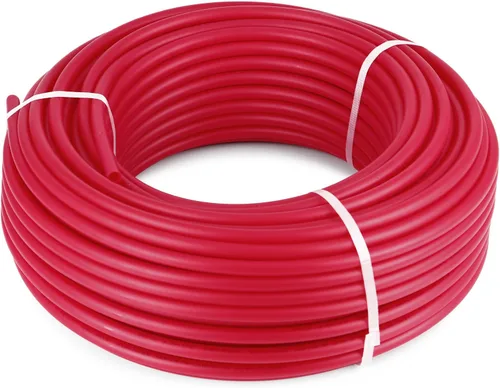 Miniatura 9 de Happybuy Tubo de barrera de oxígeno PEX - Bobina de tubo de 1/2 pulgada x 152 metros - Tubo EVOH PEX-B para calefacción de piso radiante residencial