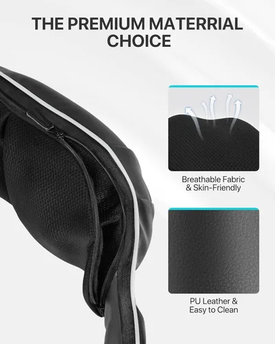 Miniatura 5 de ALLJOY Masajeador de cuello para aliviar el dolor de tejido profundo con calor, HSA 3D masajeador Shiatsu de cuello y espalda para hombro, cuerpo