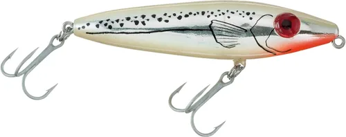 Miniatura 18 de MirrOLure Mirrodine Gancho de pesca plateado extraafilado de acero inoxidable de 1 pieza