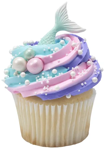 Miniatura 10 de DecoPac White Pearl Grand Nonpareils, gránulos elegantes en recipiente de mano, gránulos comestibles para pasteles de celebración, cupcakes, Blanco