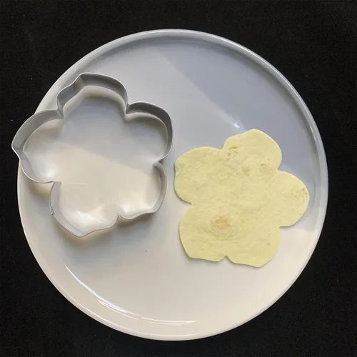Miniatura 6 de Cortador de galletas de flores tropicales de 3.5 pulgadas, moldes de fondant para hornear