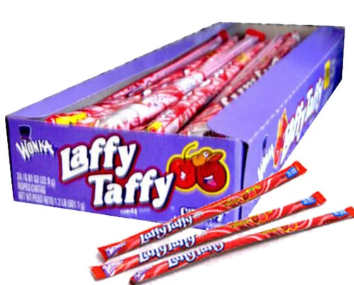 Laffy Taffy Rope - Caja de 24 (Cereza)