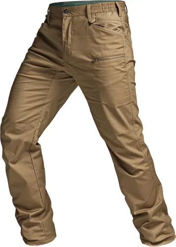 Miniatura 172 de CQR – Pantalones tácticos elásticos tipo cargo para hombre, resistentes al agua, de tela ripstop (antidesgarros), ligeros, ideales para uso diario