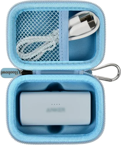 Miniatura 10 de BOOBOWL Funda de carga portátil compatible con Iwalk/para Feob/para Charmast/para Amelema/para LanLuk/para Anker Nano cargador portátil, mini bolsa