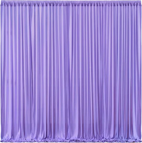 Miniatura 30 de Cortinas de Fondo Beige - Cortinas de Poliéster Sin Arrugas para Fotografía, Cortinas de Fondo para Fiestas, para Decoraciones de Baby Shower