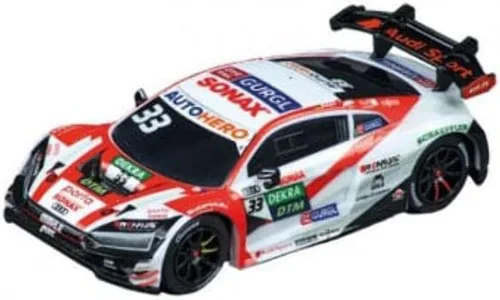 Carrera 64226 Audi R8 LMS GT3 DTM René Rast No.33 Escala 1:43 Ranura analógica Car Racing Vehicle GO Slot Car Toy Race Track Sets
