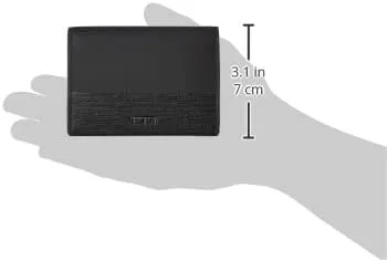 Miniatura 4 de TUMI - Cartera de tarjetas con refuerzo Nassau con bloqueo de identificación RFID para hombres