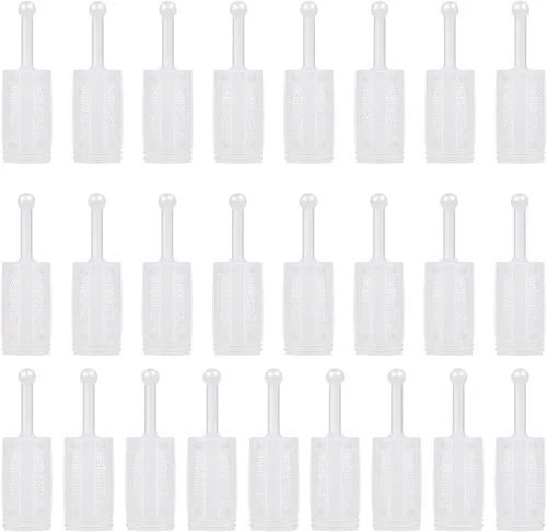 Boao 40 filtros de pintura para pistola pulverizadora, filtro Hvlp desechable, filtro por gravedad, filtro de alimentación por gravedad, malla fina,