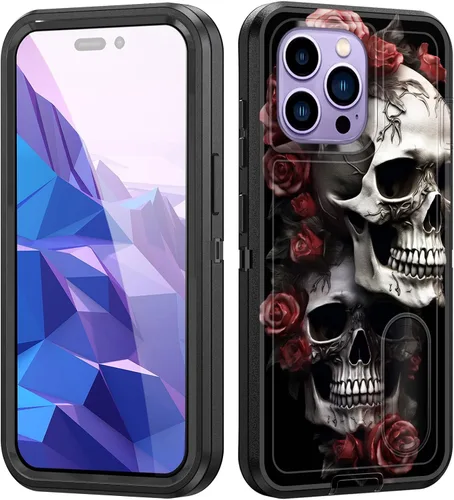 Miniatura 15 de Funda para iPhone Air con soporte integrado, a prueba de golpes, polvo y caídas, 3 capas, grado militar, funda protectora para iPhone Air de 6.5