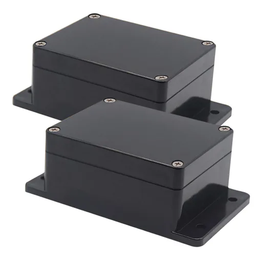 Miniatura 9 de Zulkit Caja de conexiones de plástico ABS a prueba de polvo, impermeable, IP65, cajas eléctricas universales, carcasa para proyectos con oreja fija
