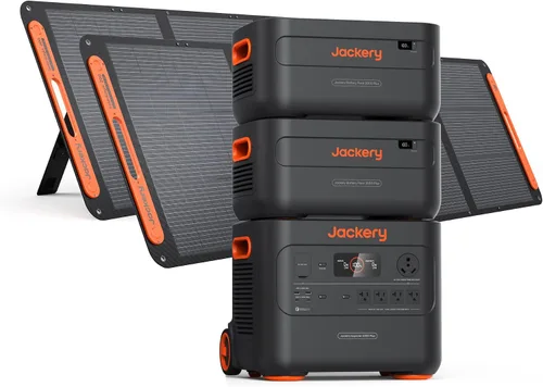 Miniatura 14 de Jackery Estación de energía portátil Explorer 2000 Plus, generador solar con batería LiFePO4 de 2042 Wh, salida de 3000 W, expandible a 24 kWh 6000