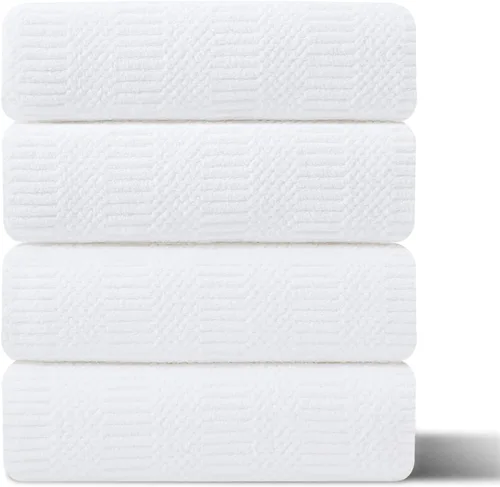 Miniatura 11 de Ferdilan Juego de 4 toallas de baño de gran tamaño de 35 x 70 pulgadas, toallas de baño extra grandes y suaves de 600 GSM, toallas de secado rápido
