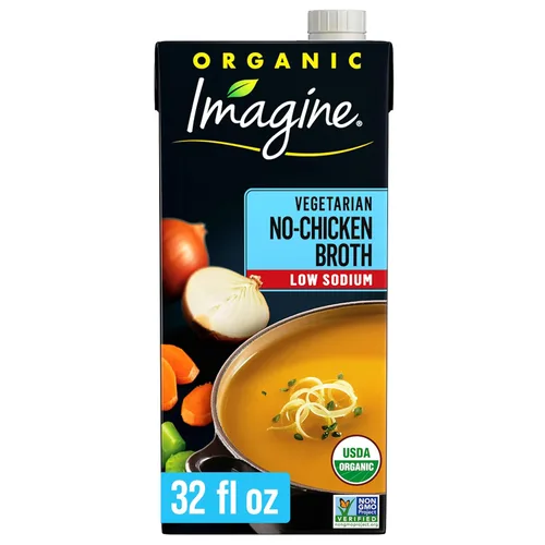 Imagine Caldo de Vegetales Orgánico Bajo en Sodio Sin Pollo 32 oz