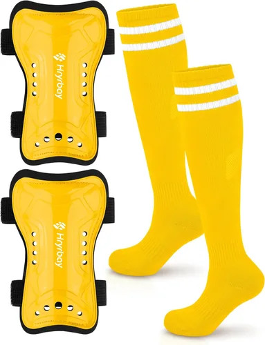 Miniatura 12 de Hryrbay Kids Soccer Shin Guards and Socks Toddler Soccer Shin Pads Protective Defender Gear for Boys Girls Ages 3-15 Great for Training, Matches