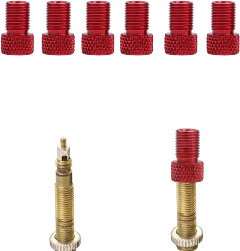 Miniatura 7 de Presta to Schrader - Adaptador de válvula para bicicleta, neumático de válvula Presta inflado con compresor de aire o bomba de bicicleta regular, 6