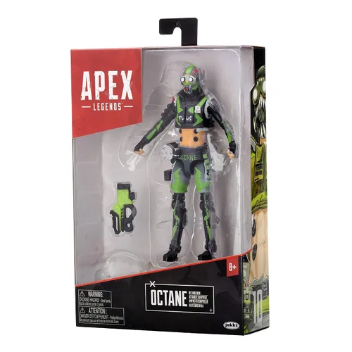 Miniatura 8 de Electronic Arts Apex Legends - Figura de acción de octanaje coleccionable de 6 pulgadas Rare: Hit and Run Skin