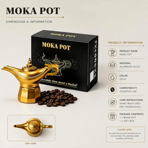 Miniatura 2 de Cafetera, olla moka para café italiano y cubano, cafetera Greca, cafeteras, 6 tazas de espresso