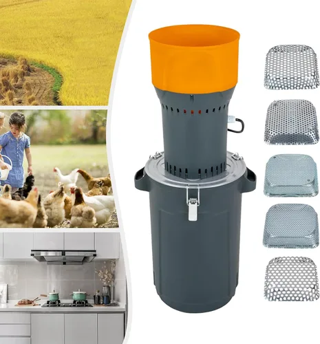 Miniatura 4 de Molinillo eléctrico de grano de 25L/50L, molinillos de maíz eléctricos de 1000 W, molinos de harina para granja, hogar, molinos eléctricos