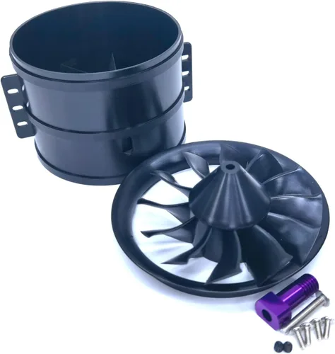 Miniatura 13 de EDF 1.969 in 4S 4300KV 16.8V 11 aspas con 40A ESC, ventilador eléctrico con controlador de velocidad electrónico, motor de chorro RC, motor sin