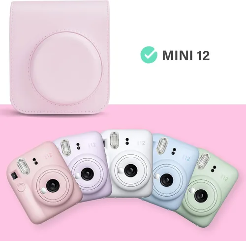 Miniatura 5 de Rieibi - Estuche para cámara compatible con Fuji Instax Mini 12 - Funda de transporte para cámara instantánea Fujifilm Instax Mini 12 - Funda mini