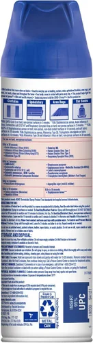 Miniatura 3 de Lysol Spray Desinfectante para Telas, Spray Sanitizante y Antibacteriano, Para Desinfectar y Desodorizar Muebles Tapizados, Lavender Fields 15 Fl.