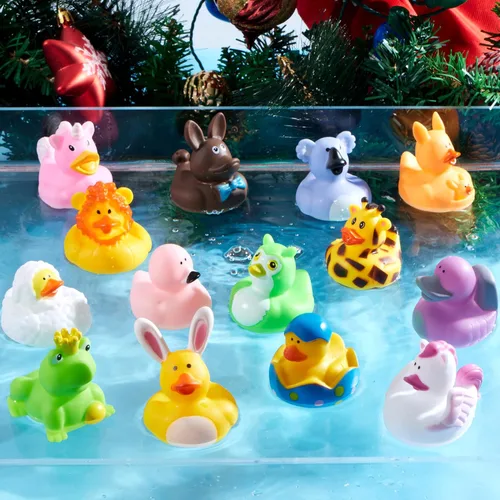 Miniatura 7 de JOYIN Calendario de Adviento de Navidad 2025 Patos, Patos de Goma para Niños, Niñas, Niños y Niños Pequeños, Regalos de Fiesta de Navidad, Juguetes
