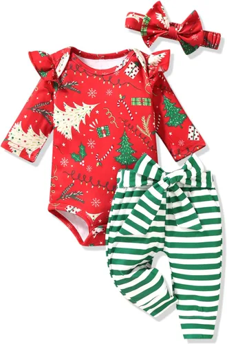 Miniatura 17 de Aalizzwell Conjunto de mameluco acanalado para bebé recién nacido prematuro para otoño e invierno